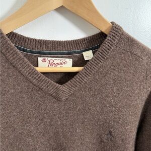 Original Penguin Men's Brown Sweater